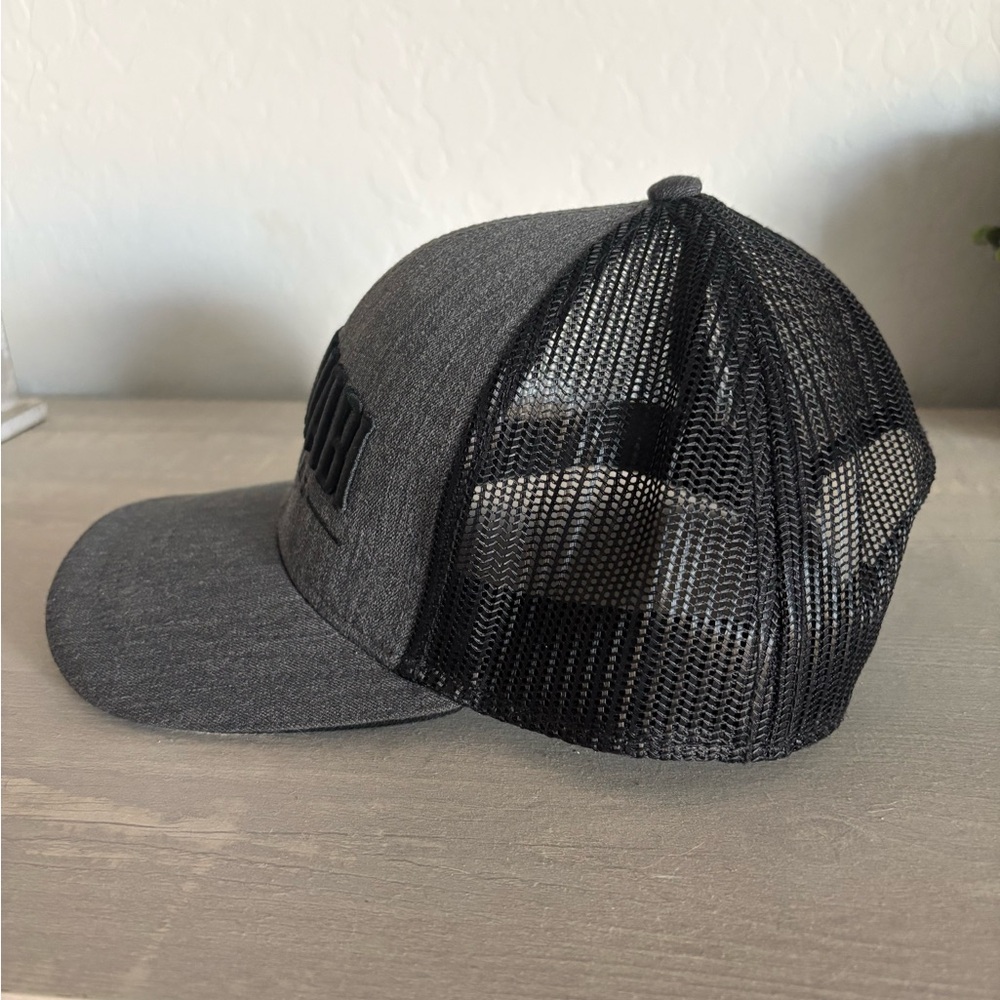 Abu Dhabi Original Embroidered Trucker Hat - Grey/Black - Picture 2 of 3